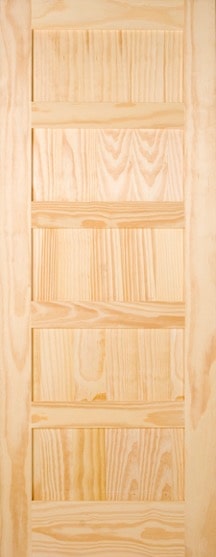 5 Panel Shaker Clear Door