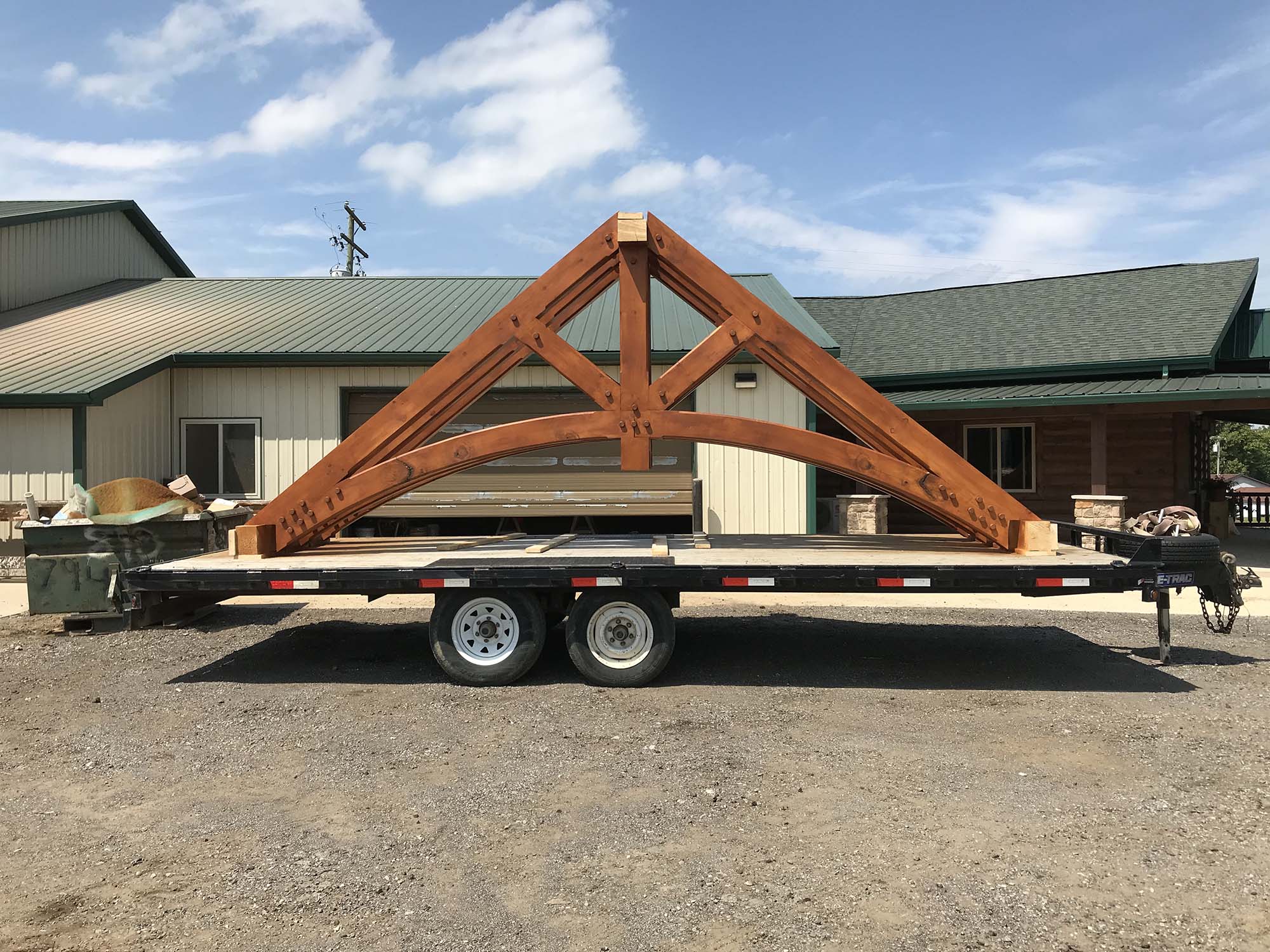 Wooden trusses