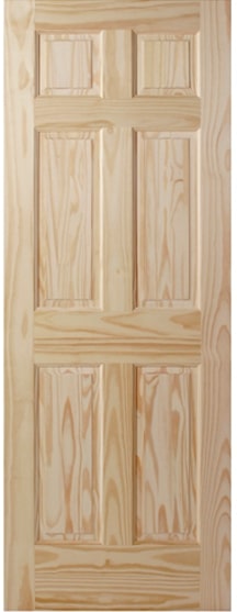 6 Panel Clear Door
