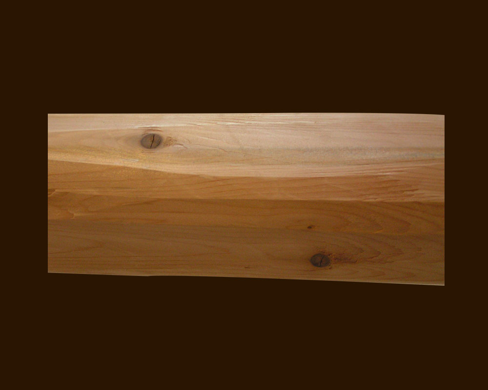 hand hewn rail